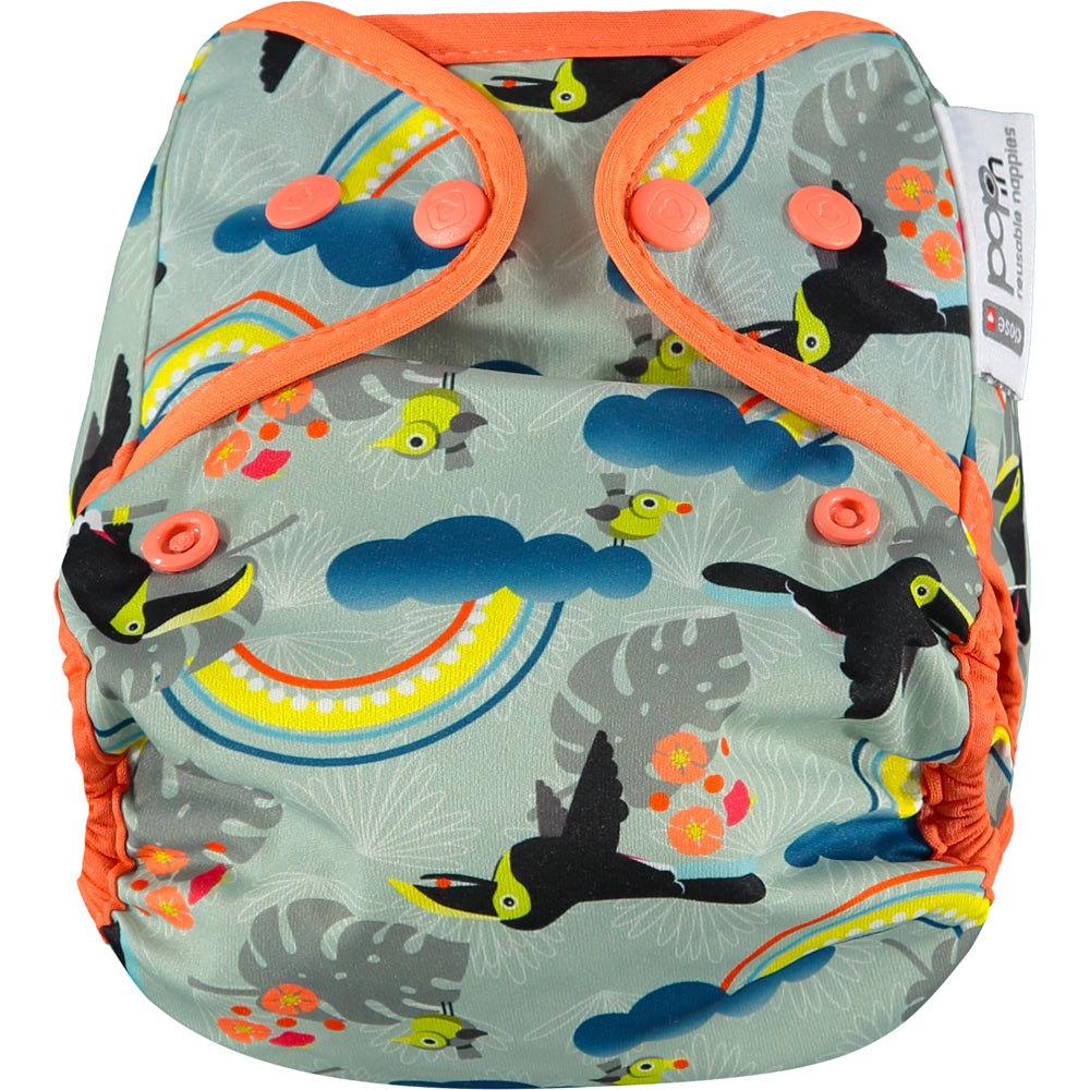 Pop-in Nappy Cover + Insert & Booster (Box of 10)
