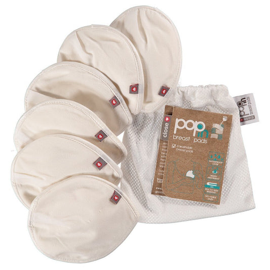 Pop-in Reusable Nursing Pads (3 pairs in a mesh bag)