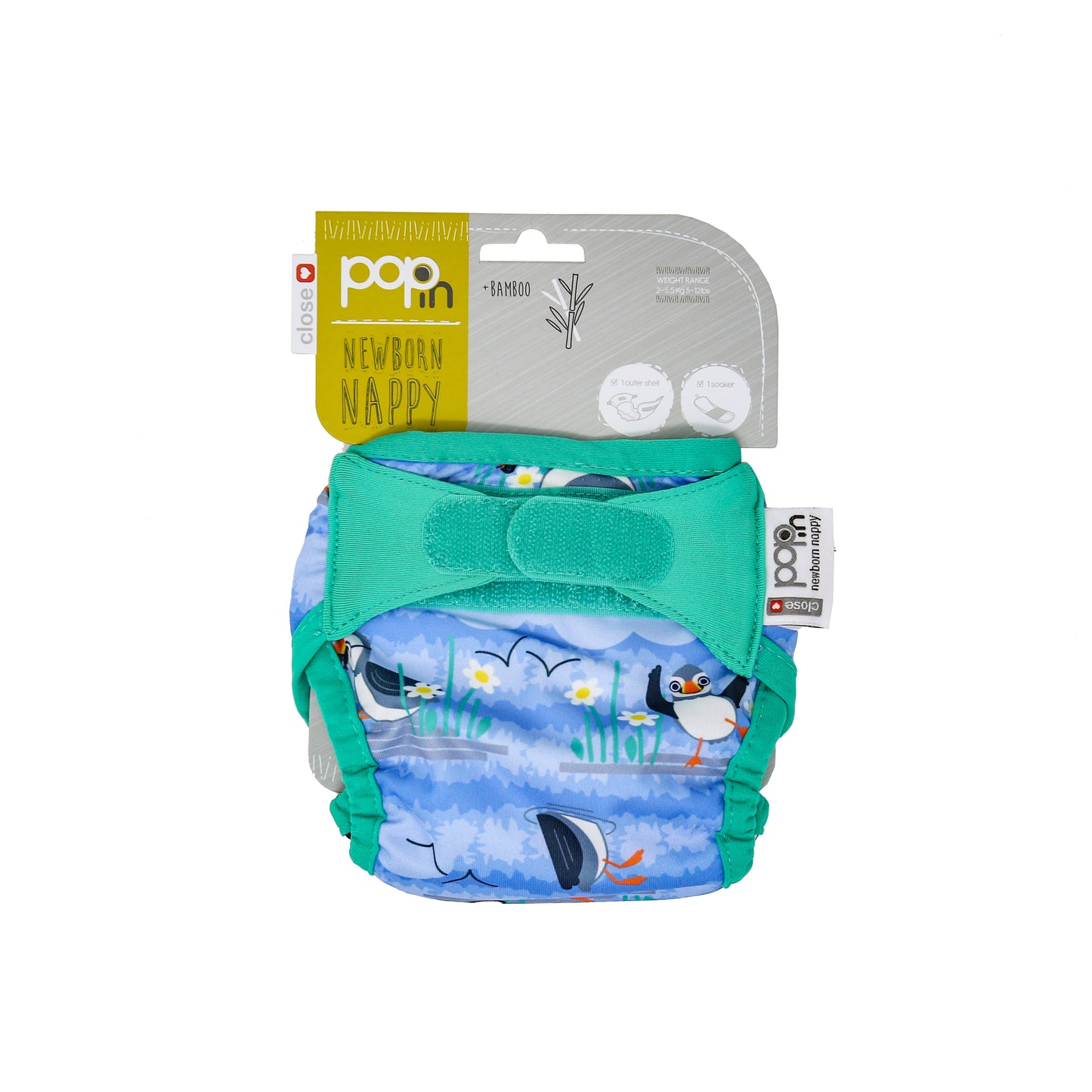 Pop-in Newborn Cloth Nappy Bio-Laminate