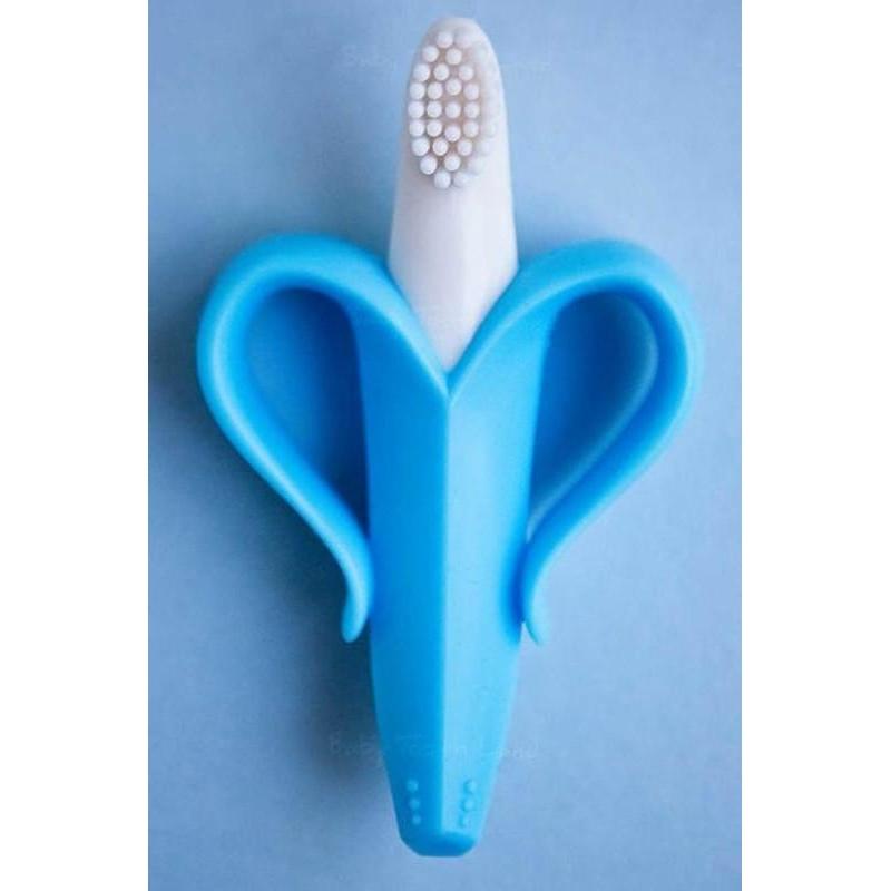 Baby Tooth Land - Blue Baby Banana Infant Teething Toothbrush